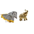 thumbnail image 1 of Manta De Punto De Elefante A Rayas De Resina, Arte Suave Y Cálido, Escultura De Granja, Figura Decorativa Para Dormitorio, Sofá, Cama, Silla, Estante, Escritorio, Decoración Del Hogar, 1 of 8