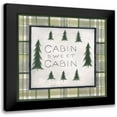 thumbnail image 1 of Shamp, Cindy 15x15 Black Modern Framed Museum Art Print Titled - Cabin Sweet Cabin, 1 of 5
