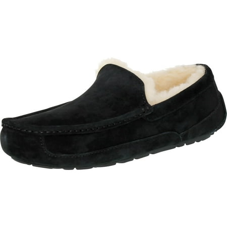 Ugg Men's Ascot Black Ankle-High Leather Slipper - 8M | Walmart Canada