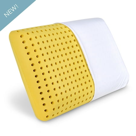 Ventilated Latex Feel Foam Pillow By Pharmedoc Thermoregulating