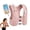 Pink, variant on Unisex Running Vest with Phone Holder & Storage Adjustable Hydration Vest Lightweight & Breathable Running Backpack for Running Cycling Hiking