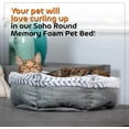 thumbnail image 4 of Machine Washable Memory Foam Comfortable Ultra Soft All Season Self Warming Cat & Dog Bed, 4 of 6
