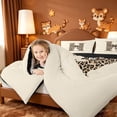thumbnail image 4 of meiyoeat leopard Bowknot Initial Art 7 Pieces Full Size Bedding Sets,Cheetah Print Alphabet Full Size Bed in a Bag,Black Reversible, 4 of 7