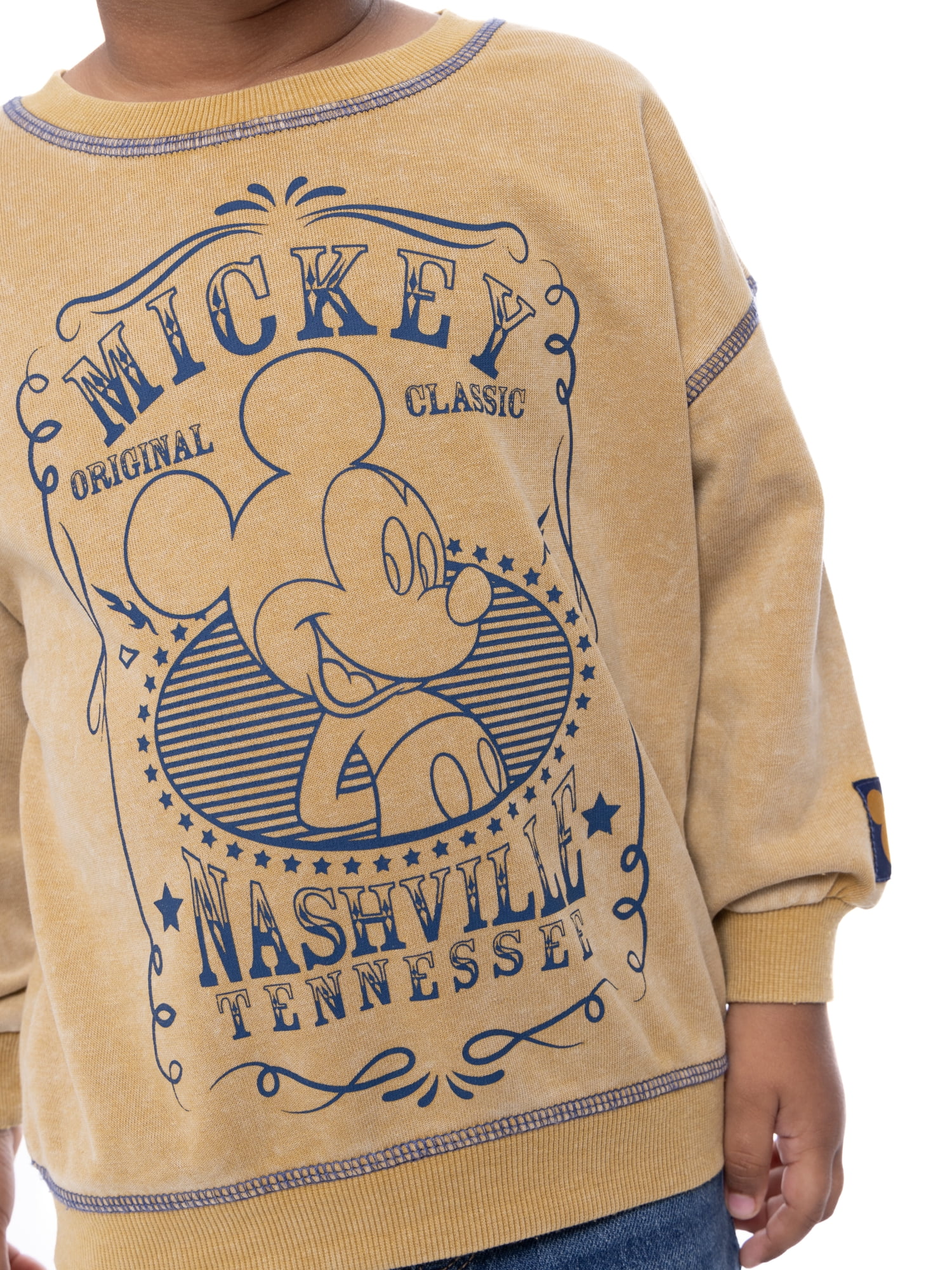 Mickey Mouse Toddler Boy Graphic Crewneck Sweatshirt, Sizes 12 Months- 5T