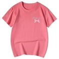thumbnail image 1 of JTieacloth T-Shirt à Col Rond Imprimé à Manches Courtes pour Garçons et Filles, École, Décontracté, Tailles 12-13 Ans, 1 of 6
