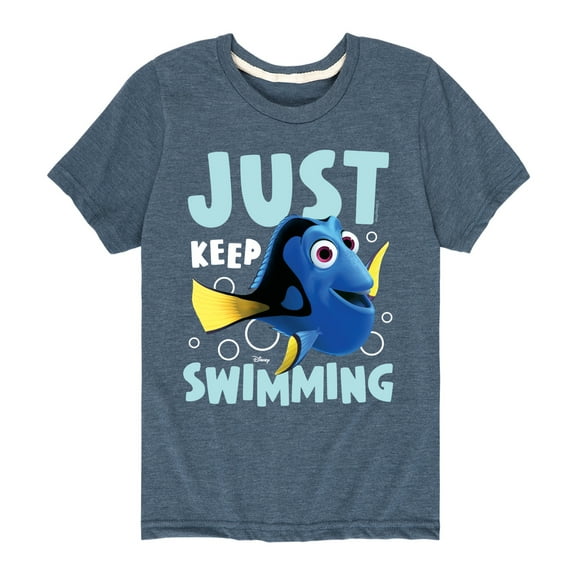Finding Nemo - Just Keep Swimming - Toddler And Youth Short Sleeve Graphic T-Shirt