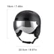 thumbnail image 5 of Casco Protector De Esquí Carcasa de ABS y casco de esquí y snowboard de espuma EPS para esquiar, monopatín, snowboard, 5 of 8