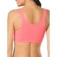 thumbnail image 5 of Fruit of the Loom Women's Tank Style Cotton Sports Bra, 3-Pack, Style-9012, 5 of 6