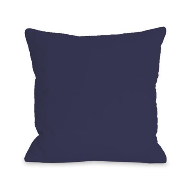 One Bella Casa 74711PL18 18 x 18 in. Solid Color Midnight Pillow