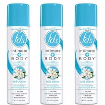 3 Pack FDS Intimate Deodorant Spray All Day Freshness, White Blossom - 2 oz Bottle