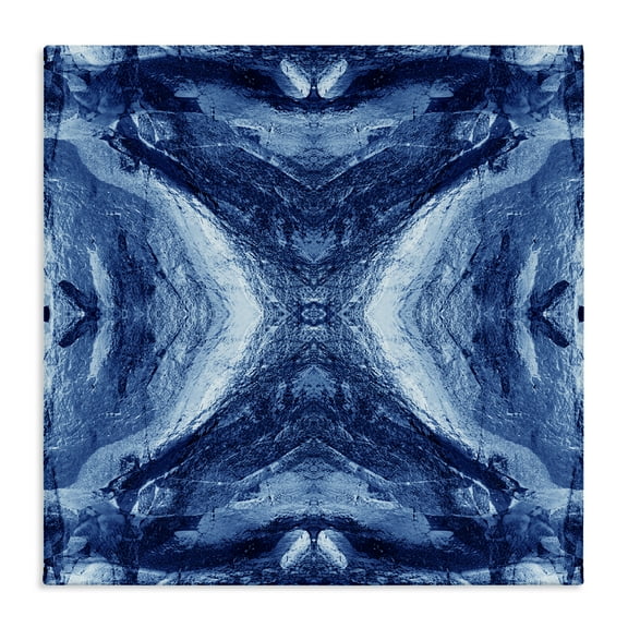 Stupell Industries Rustic Mirrored Motif Abstract Painting Wrapped Canvas Art Print Wall Art, 17 x 17