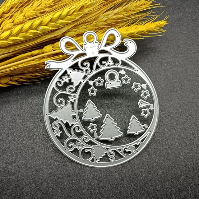 facefd Christmas Metal Dies Template Scrapbooking Making Stencil Embossing Decorative DIY Present for Photo Album Card