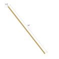 thumbnail image 2 of 1/4 Inch Brass Round Rod, Favordrory 4Pcs Brass Round Rods Lathe Bar Stock, 1/4 Inch In Diameter 14 Inches In Length, 2 of 5