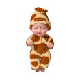 thumbnail image 2 of 4.3 Inch Cute Soft Baby Dolls, PVC + Cotton Baby Dolls With Clothes Set Realistic Doll Look Real Gift For GirlTeissuly Clearance (Brown, ) Teissuly WER202308291184, 2 of 6