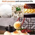 thumbnail image 4 of Stainless Steel Dough Roller Professional Durable Non-Stick Ergonomic Multifunctional Comfortable Dough Rolling Pin with 360degree Rotating Handle for Baking Pizza Pie, 4 of 7
