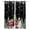 Black, variant on Teal Christmas Snowman Blackout Curtains 39 Inches Long for Bedroom, Xmas Truck Tree Snowflake Thermal Insulated Room Darkening Black Out Window Curtain Panels Grommet Drapes for Living Room