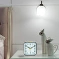thumbnail image 5 of Small Battery Operated Analog Alarm Clock Silent Non Ticking, 5 of 5