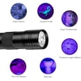 thumbnail image 2 of xianlin-UV Ultra-Violet 12 LED Flashlight Blacklight Light 395 nM Inspection Lamp Torch, 2 of 4