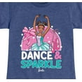 thumbnail image 3 of Barbie - Dance And Sparkle  - Girls Fitted Short Sleeve Graphic T-Shirt, 3 of 5