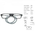 thumbnail image 5 of Reading Glasses High-grade Tr Magnetic Absorption Hanging Neck Funky Readers Glasses, 5 of 5
