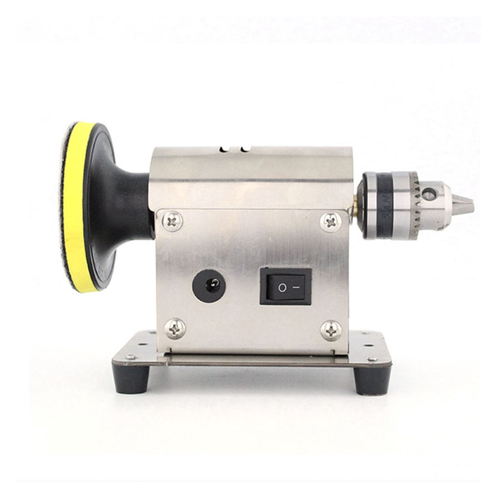 Benchtop Polishe Universal Grinding Machine Bench Lathe Polish Jewelry Rock Polishing Buffer Machine With 20pc Sandpaper