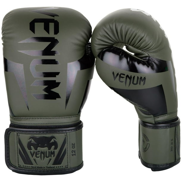 Guantes de boxeo Venum Elite Khaki Black 12 oz