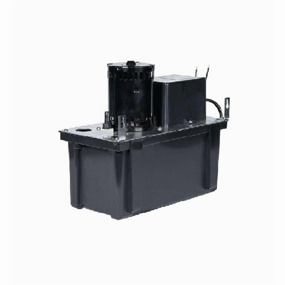 VCL-45ULS Series 115V 60 Hz Automatic Condensate Removal Pump with Switch, 1 gal ABS Tank - 6 ft. Cord