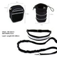 thumbnail image 2 of Greeniant Correa para correr libremente, correa para perros manos libres para correr, correa para perros manos libres, correas para correr Suministros para perros negro 144cm, 2 of 6