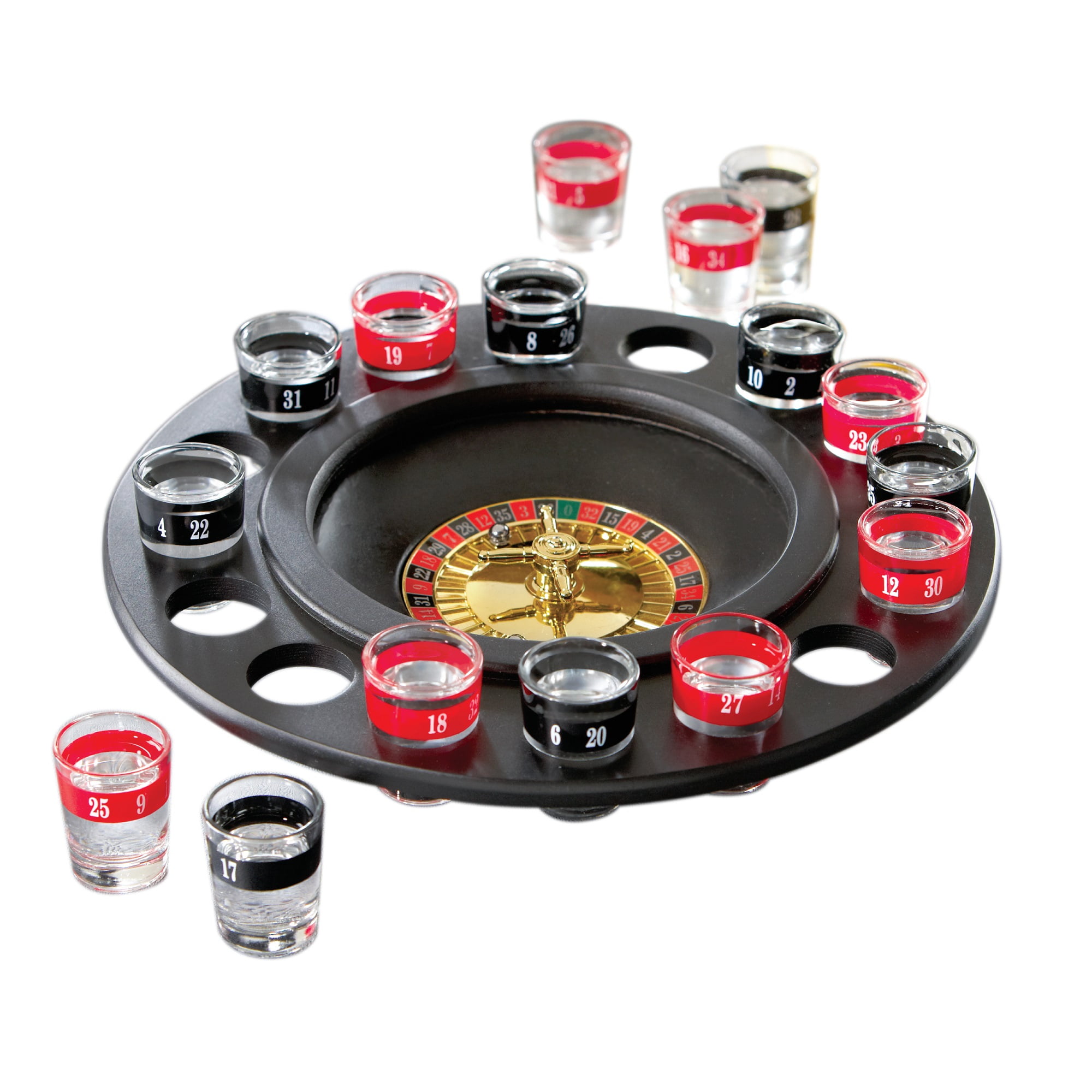 10" Drinking Roulette Wheel Game Set Casino Fathers Day Dorms Coworker Gift 