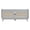 Gray-02, variant on 43" Shoe Storage Bench with Cushion, 2-Tier Wood Bench with Adjustable Shelves and 2 Rattan Doors, Rustic Shoe Organizer Cabinet for Entryway, Hallway