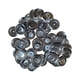 thumbnail image 2 of 100 piezas de platillos de 1,46" para batería Hi-Hat, accesorios de mano, sonajas de metal negro para eventos y presentaciones musicales, para, 2 of 8