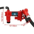 thumbnail image 2 of Fuel Transfer Pump 20 GPM 1/4 HP, 12 Volt DC Fuel Pump, Diesel Transfer Pump Crafted from cast iron material, Gasoline Transfer Pump for Kerosen, Ethanol & Methanol Blends, and Biodiesel, 2 of 8