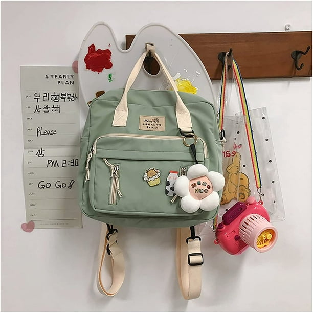 Cute Backpacks for Teen Girls Aesthetic Backpack Japanese Anime Kawaii Backpack School Functional Handbag Travel Waterproof Bookbag Laptop Bag Walmart