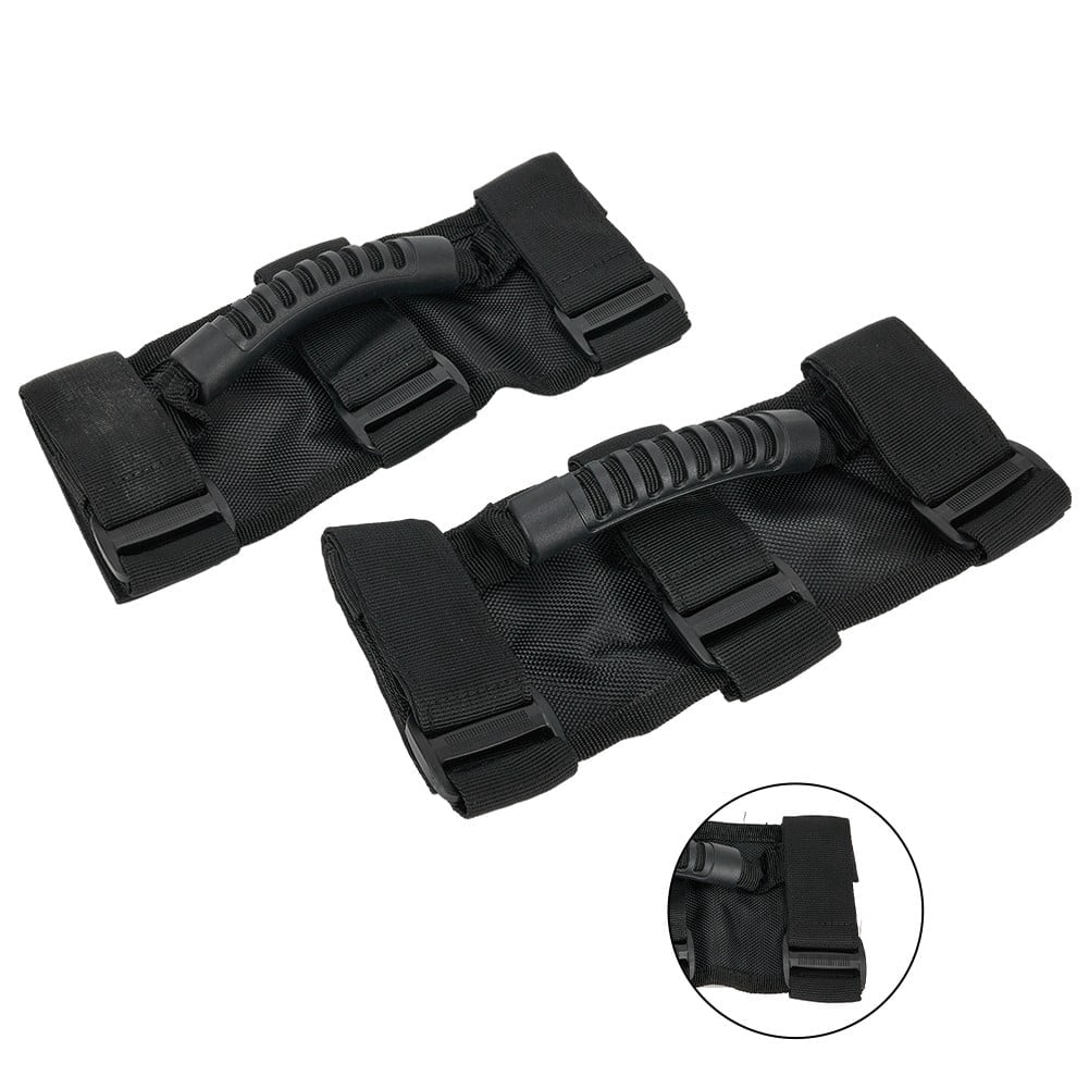 Handles Car Handles Black ABS Car Accessories Car Handles For Jeep Wrangler YJ TJ JK JL Roll Bar Grab Handles Brand New