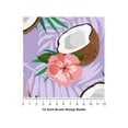 thumbnail image 4 of Rwraps Coconut Purple Hibiscus Gloss Vinyl Film Wrap 59in x 5ft Vinyl Vehicle Car Film Sheet Roll, 4 of 9