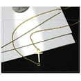 thumbnail image 2 of Stainless Steel Sideways Cross Christian Religious Prayer Collar Necklace, 2 of 4