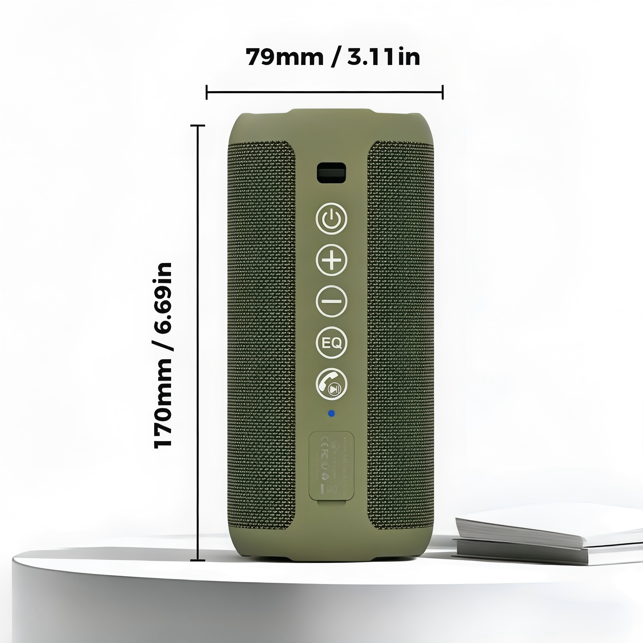 Ortizan Rugged Portable Bluetooth Speaker, IPX7, 24W, 30H photo 6