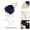 Navy blue, variant on Elegant Gold Leaf Rose Corsage with Ribbon for Wedding Groom Boutonniere Formal Event Accessory