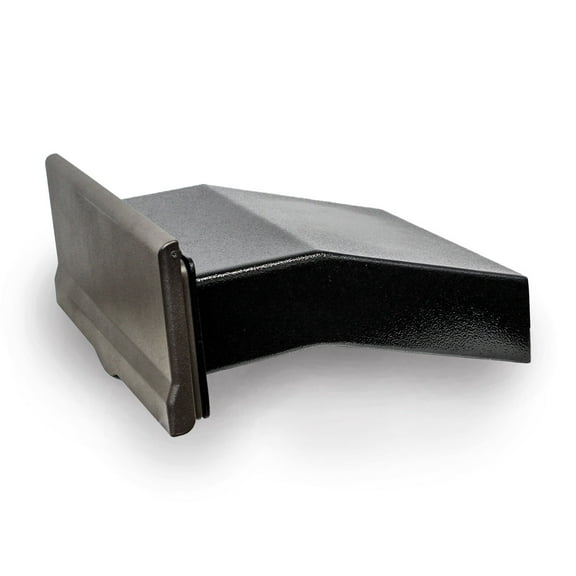 QualArc LM6-810-BRZ Liberty Bronze Color Letter Plate with 10 in. Chute Wall Liner