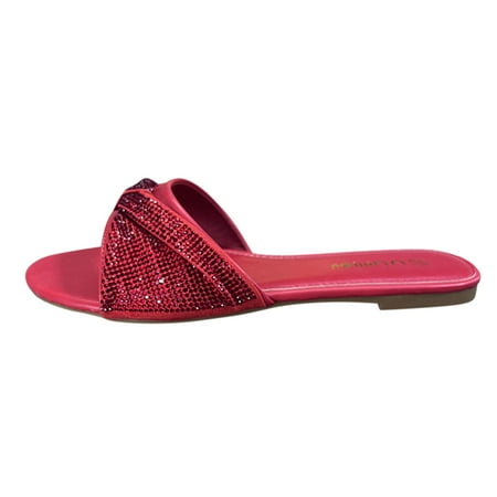 

S House Slippers for Women Slippers for Women Size 9 Women s 2023 Summer Flat Casual Fashion Large Slippers Sandals