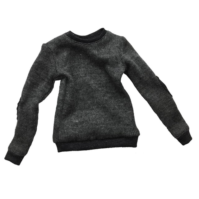 Accesorios de Suéter nto con Cuello en Hombre para Gris Zulema camiseta de figura de acción masculina