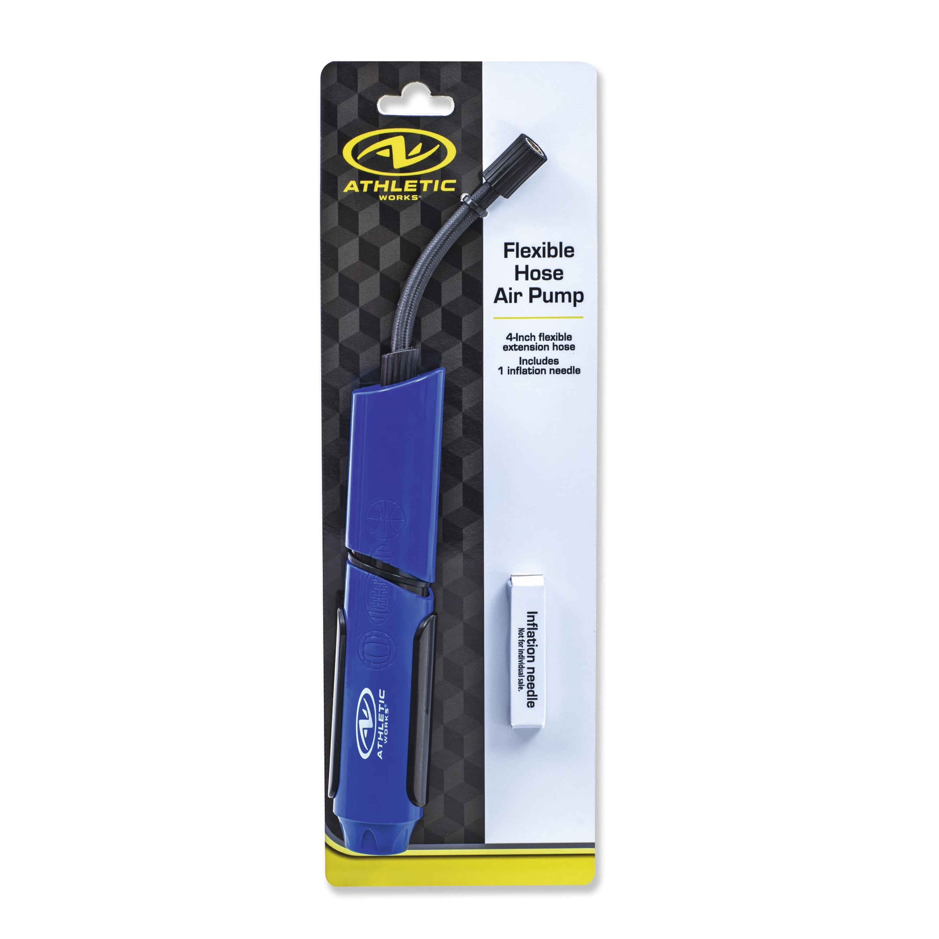 Athletic Works 7" Sport Manual Plastic Air Pump, Blue