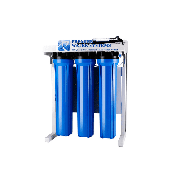 Light Commercial Grade RO 300 GPD Reverse Osmosis Drinking Water Filtration System   Booster Pump