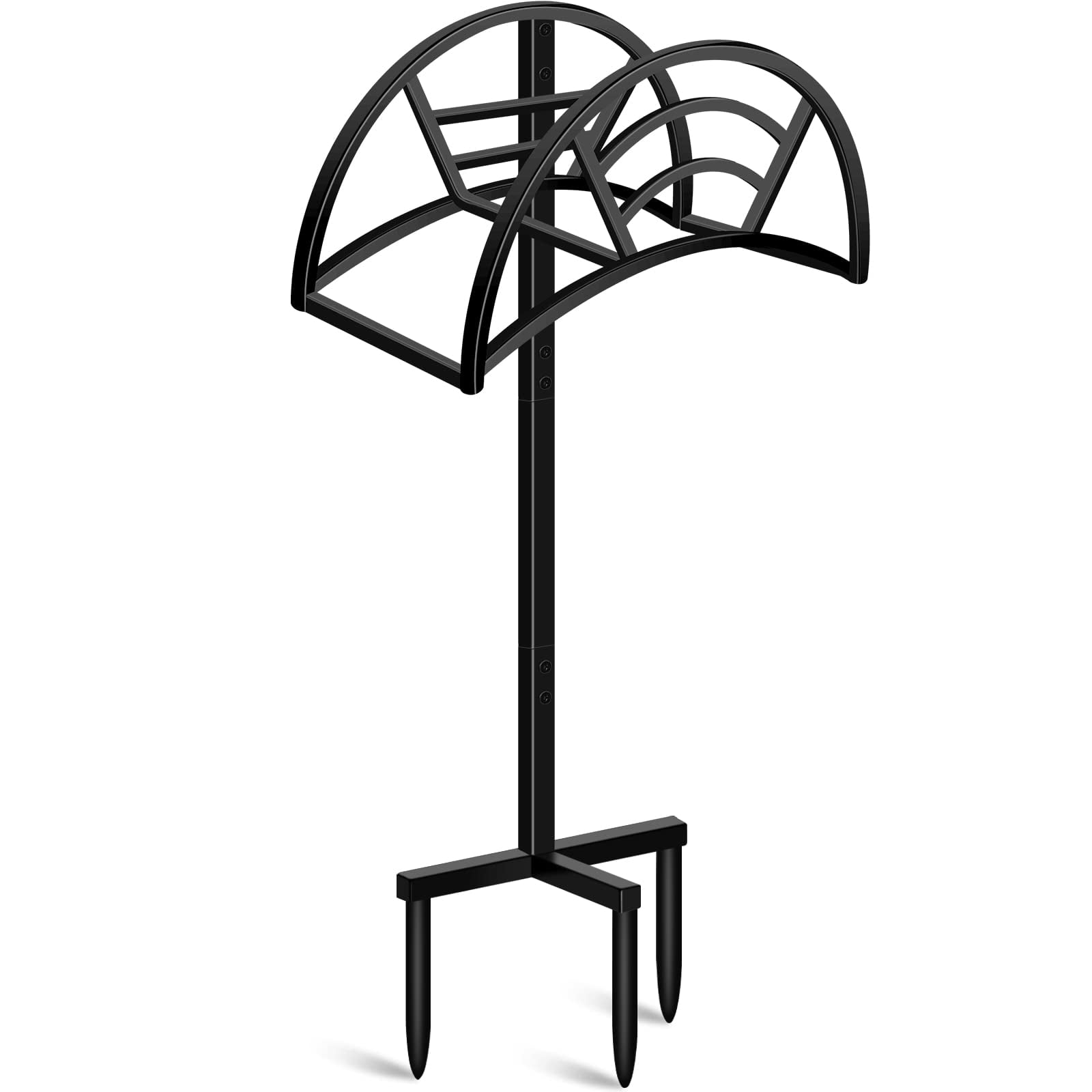 Garden Hose Holder Hanger, Metal Hose Reel with One Layer of Storage