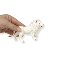 thumbnail image 2 of Zaga Toys, White Male Lion, Hand-Painted Animal Figurine, 2 of 3