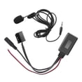 thumbnail image 3 of Adaptador de cable de audio Bluetooth, micrófono Bluetooth para coche de 12 pines Adaptador de micrófono inalámbrico apto para X3 X5 Z4 E83 E85 E86 E39 E53, 3 of 14