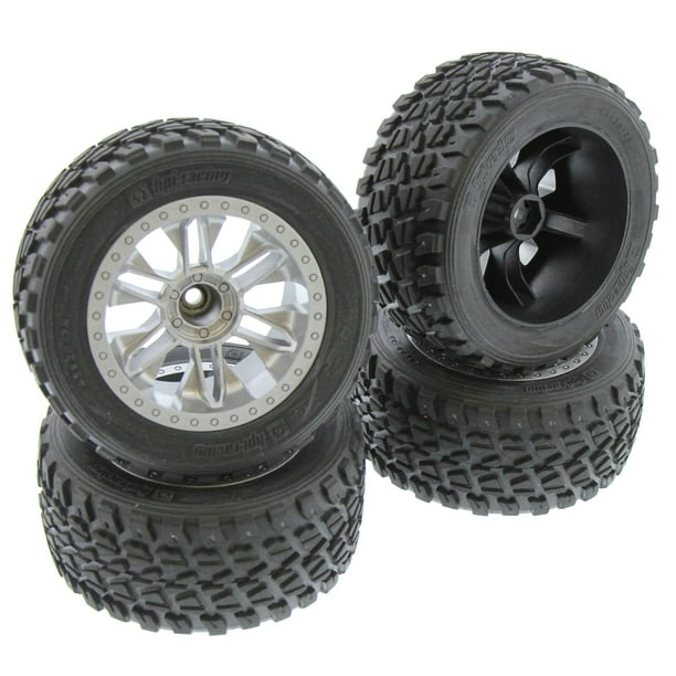 HPI Jumpshot ST V2 * JUMP T2.8MS TIRES, FOAMS & 6 SHOT SILVER WHEELS * 12mm Hex - Walmart.com