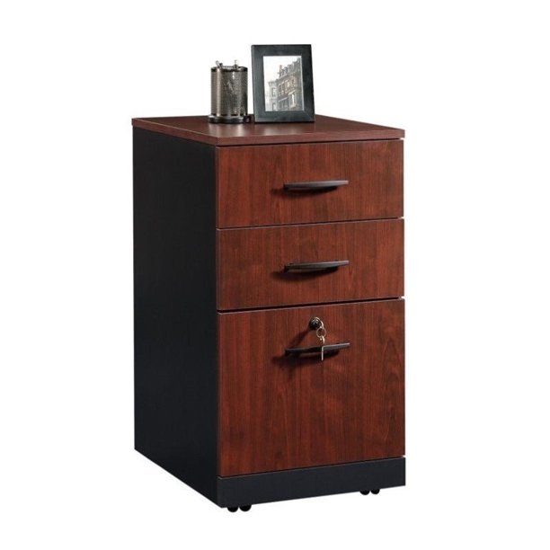 Sauder Via 3 Drawer File Cabinet In Classic Cherry Walmart Com Walmart Com