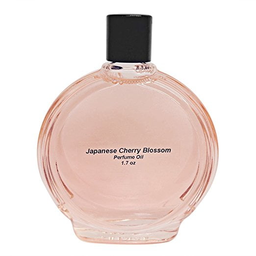 Japanese Cherry Blossom Perfume Oil 1.7 oz in Premium Glass Bottle