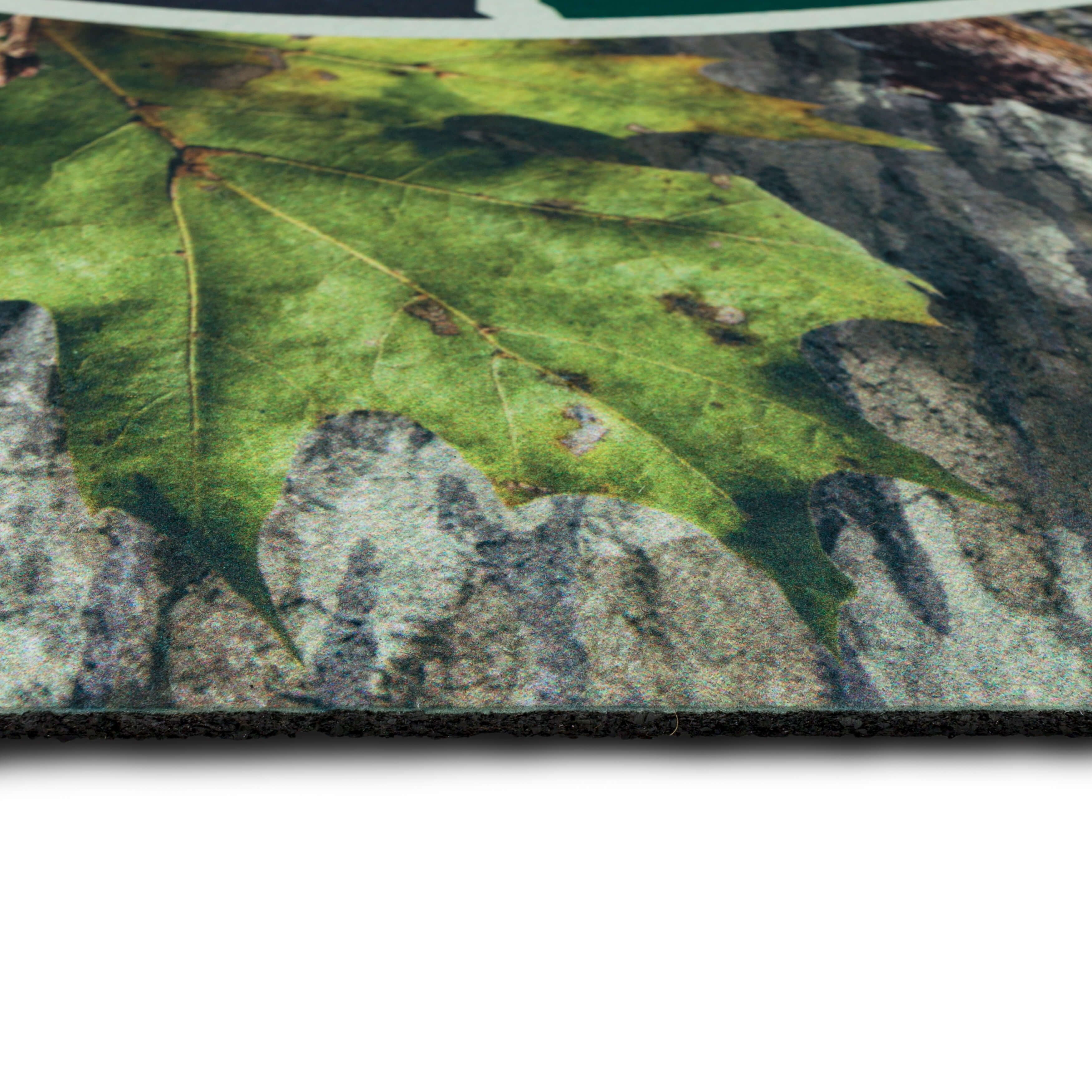 Mossy Oak Obsession Rubber Indoor Outdoor Waterproof Non-Slip Camo Doormat, Olive, 18" x 30"